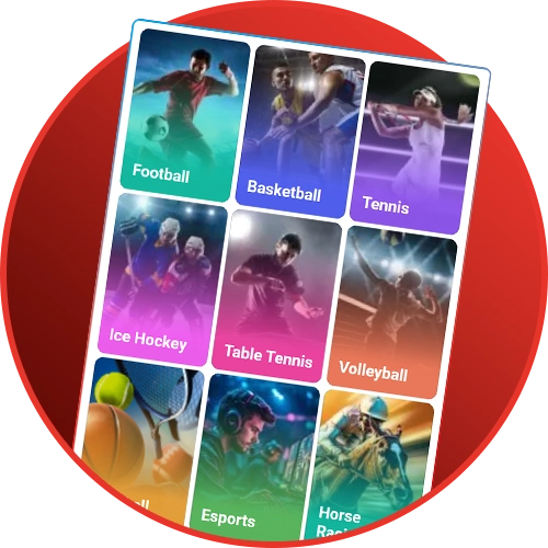 The official Megapari app provides full access to over thirty sports for convenient betting.