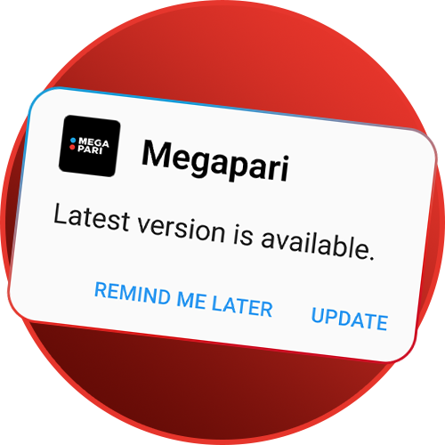 The official Megapari application works stably due to regular updates and new feature integration.