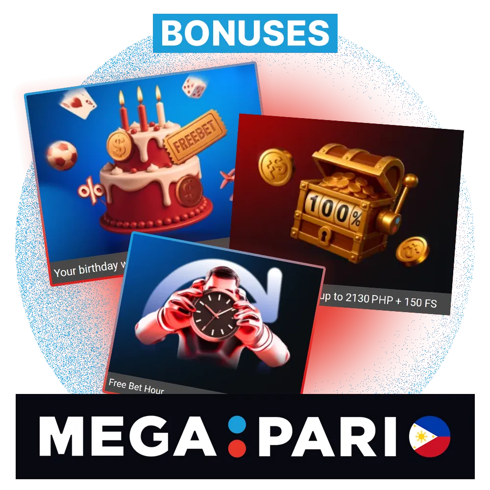 Explore the wide range of Megapari bonuses and promotions for casino games and sports betting.