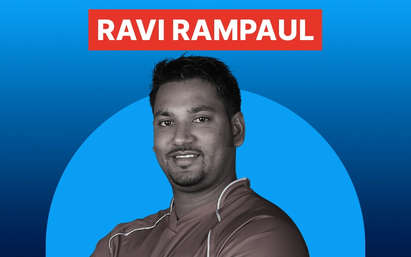 Ravi Rampaul, a professional cricketer, represents the transparent values of Megapari.