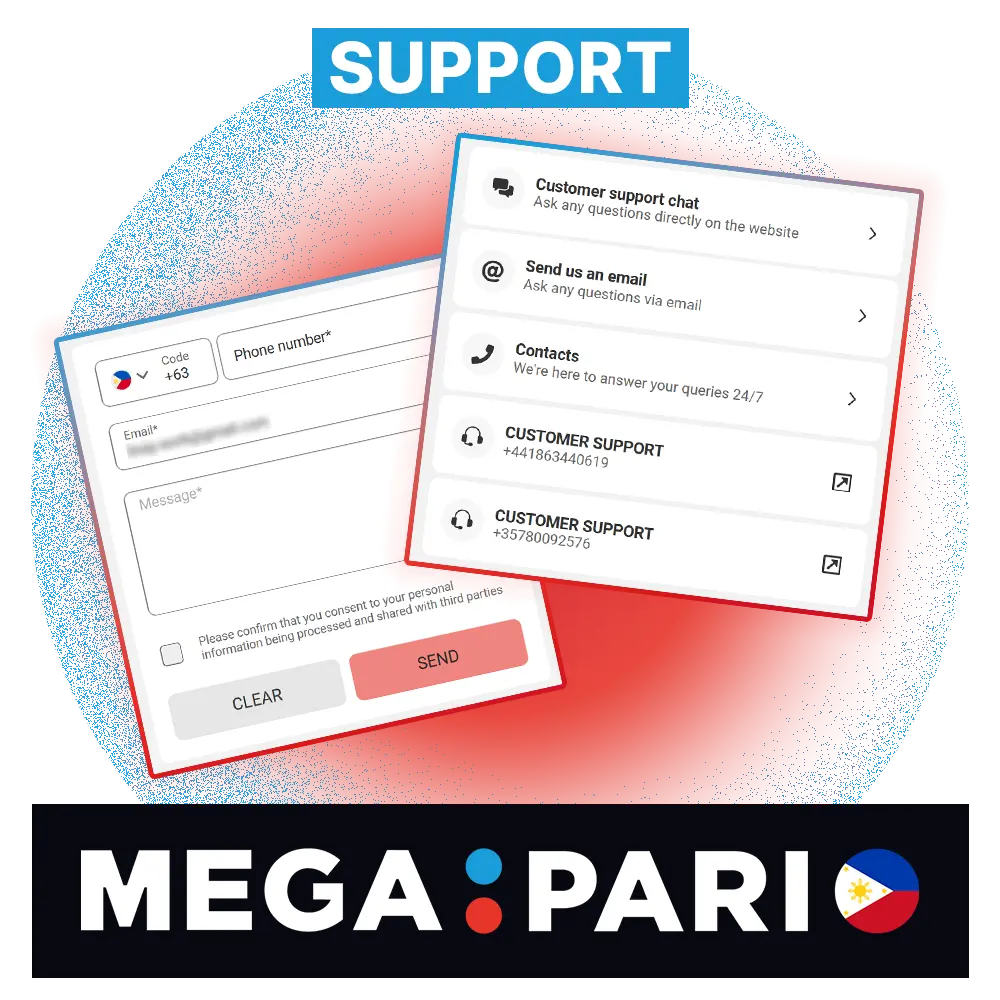 Access professional Megapari support 24/7 through online chat or email to get instant help with any issue.